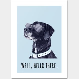 Well, hello there. Dog in Sunglasses Posters and Art